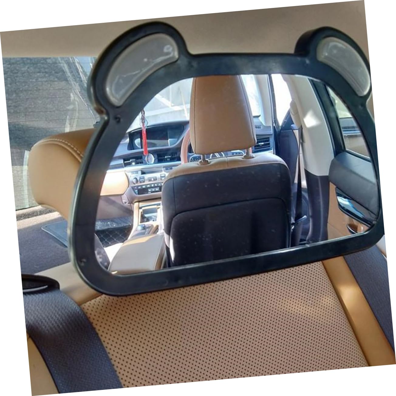 TOYANDONA Espejo de Coche Observar al Ñiño, y Instalación Fácil Espejo Retrovisor Diseño Giratorio para Bebe, Coche para Bebés Adecuado
