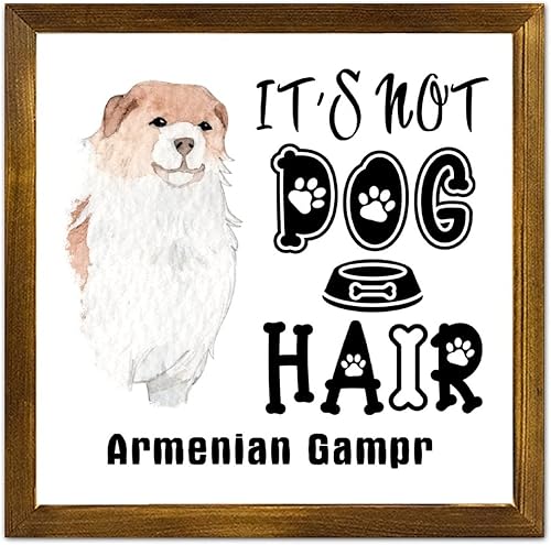 Vista 80 de Letrero de madera con texto en inglés «It's Not Dog Hair» («It's Not Dog Hair» American Bully Dog Dog), regalo decorativo para la pared del hogar