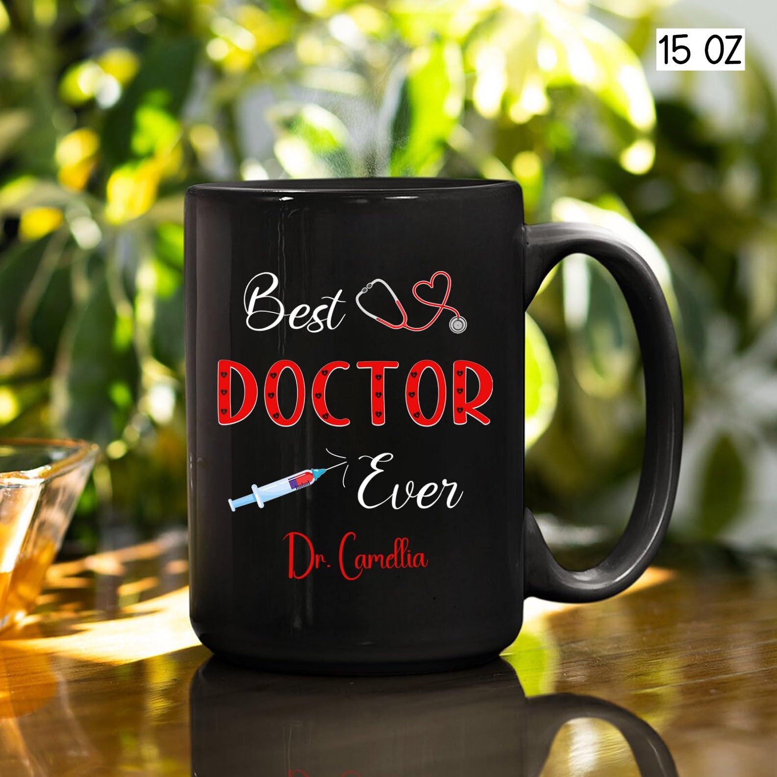 Personalized Doctor Mug - Custom Coffee Cup With Name For Doctor Appreciation Gifts