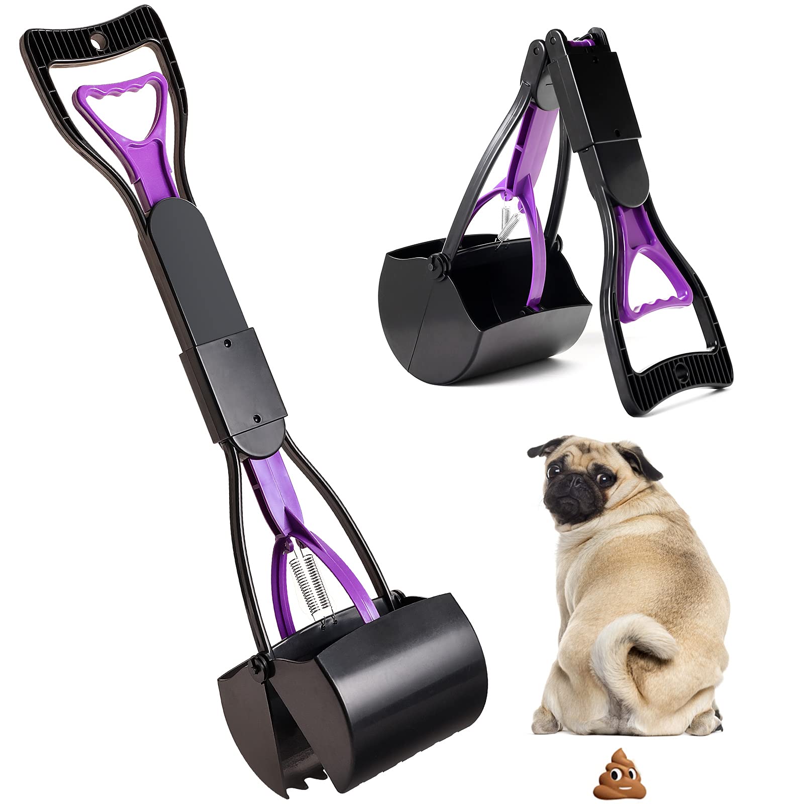 Buy Naici Pet Pooper Scooper,60cm Jumbo Jaw Pet Pooper Scooper for Dogs