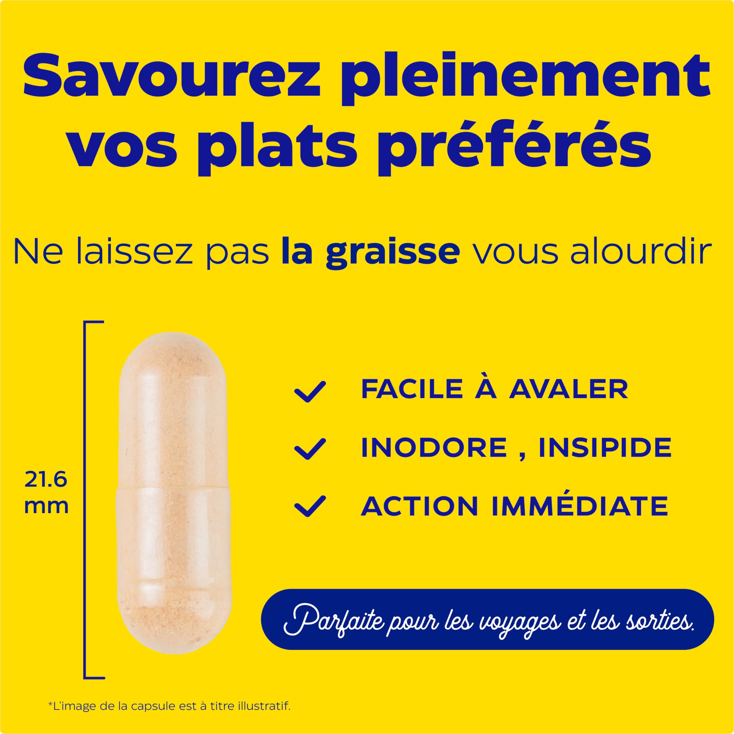 Enzymes Digestives Lypo Gold, Complément Alimentaire, Digestion Confortable, Anti Ballonnements et Ventre Gonflé, Confort Digestif, Lipase, Protéase, Amylase, Perle Digestive, 60 Capsules