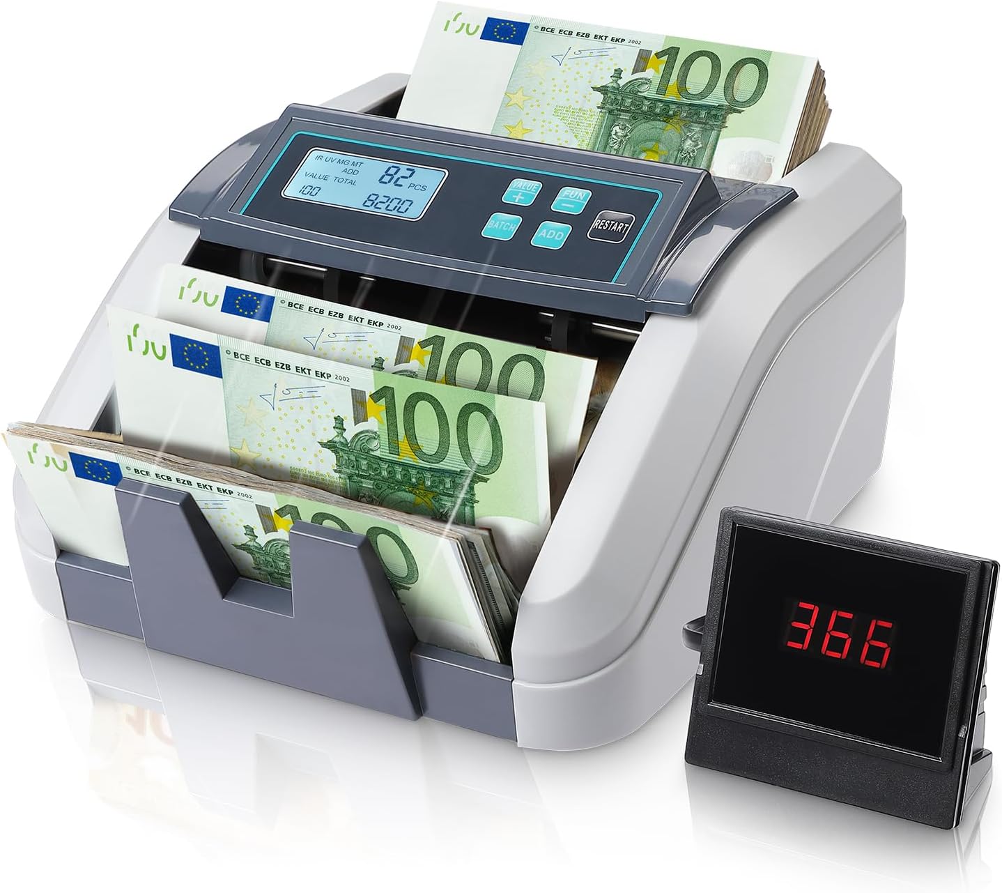 D40 Détecteur de faux billets | Certifié Banque Centrale