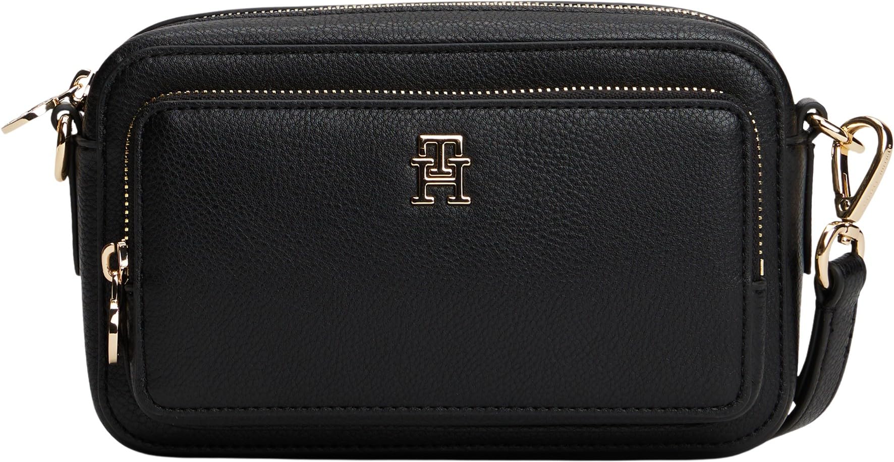 Tommy Hilfiger Women's Black Hilfiger Icon Crossbody Camera Bag