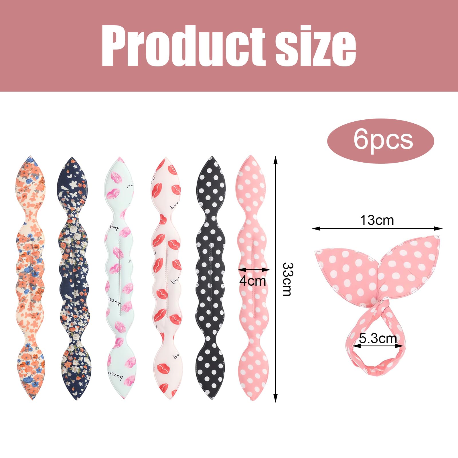 6 Pezzi Chignon per Ciambella Hair Bun Maker Accessori per Capelli Riutilizzabile Spugna Schiuma Hair Styling Tools Francese Twist Bigodino Strumento Clip Panino Abile per Ragazzeper Donna