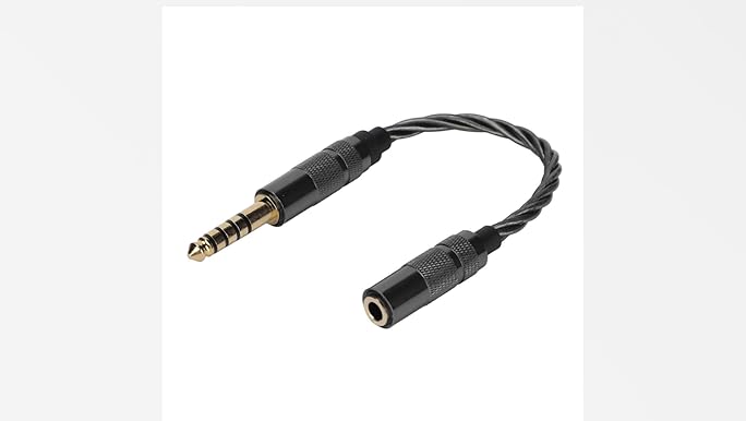 Amazon.com: Silver Plated Audio Adapter Cable 4.4mm Balanced