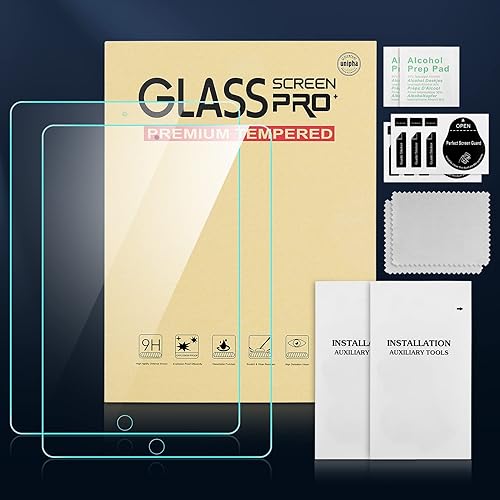 Miniatura 7 de DTTO Protector de pantalla para iPad de 65 generación, modelo 20182017 de 9.7 pulgadas, protector de película de vidrio templado para iPad AirAir 2,