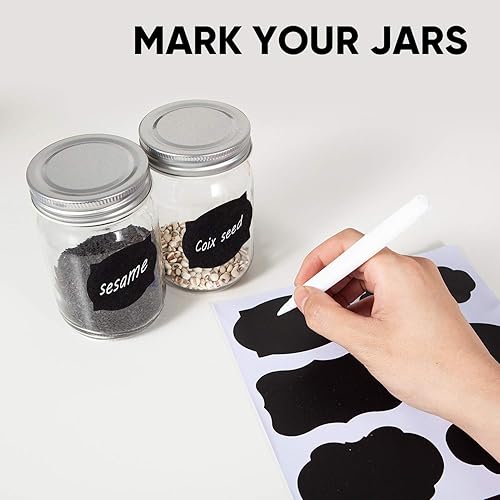 Miniatura 5 de Accguan - Tarros de vidrio con tapa, ideal para almacenamiento de cocina