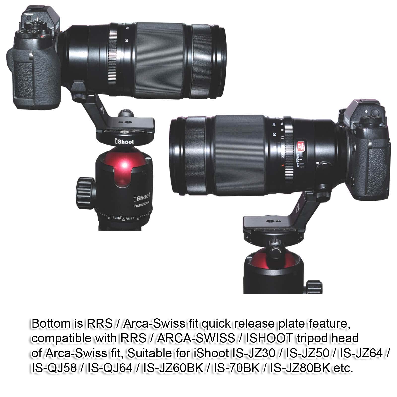 Support de collier d'objectif de rechange pour trépied compatible avec Fujifilm Fuji XF 50-140 mm f/2.8 R LM OIS WR, support d'objectif avec plaque à dégagement rapide Arca Fit