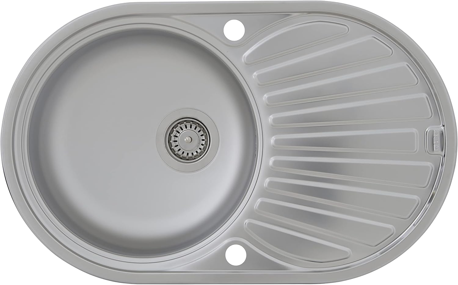 Respekta Sink, 77 x 48 cm, Stainless Steel