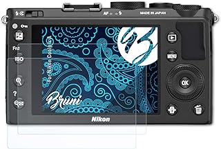 Bruni Screen Protector compatible with Nikon Coolpix A Protector Film, crystal clear Protective Film (2X)