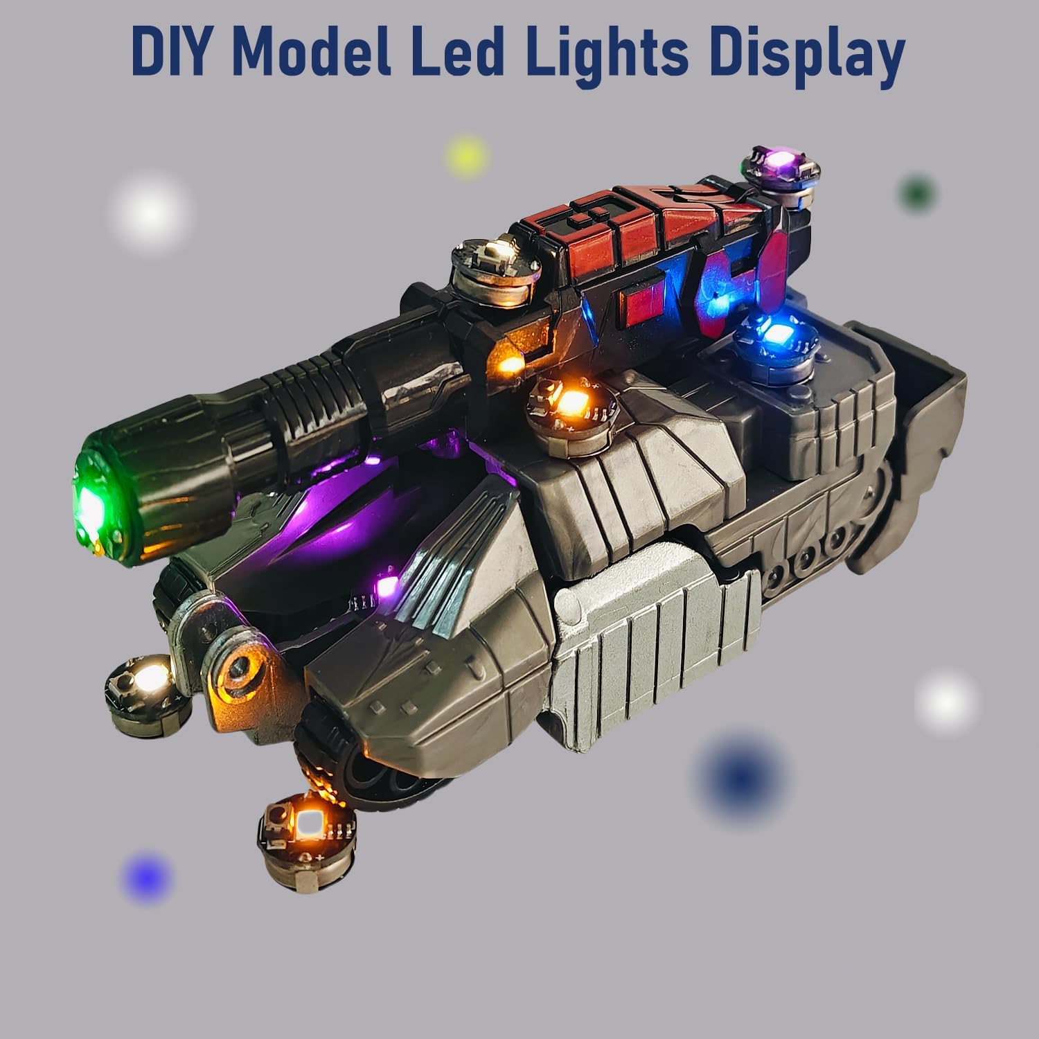 10PCS Colorful High Brightness Mini LED Lihgts for Model Display (Purple)