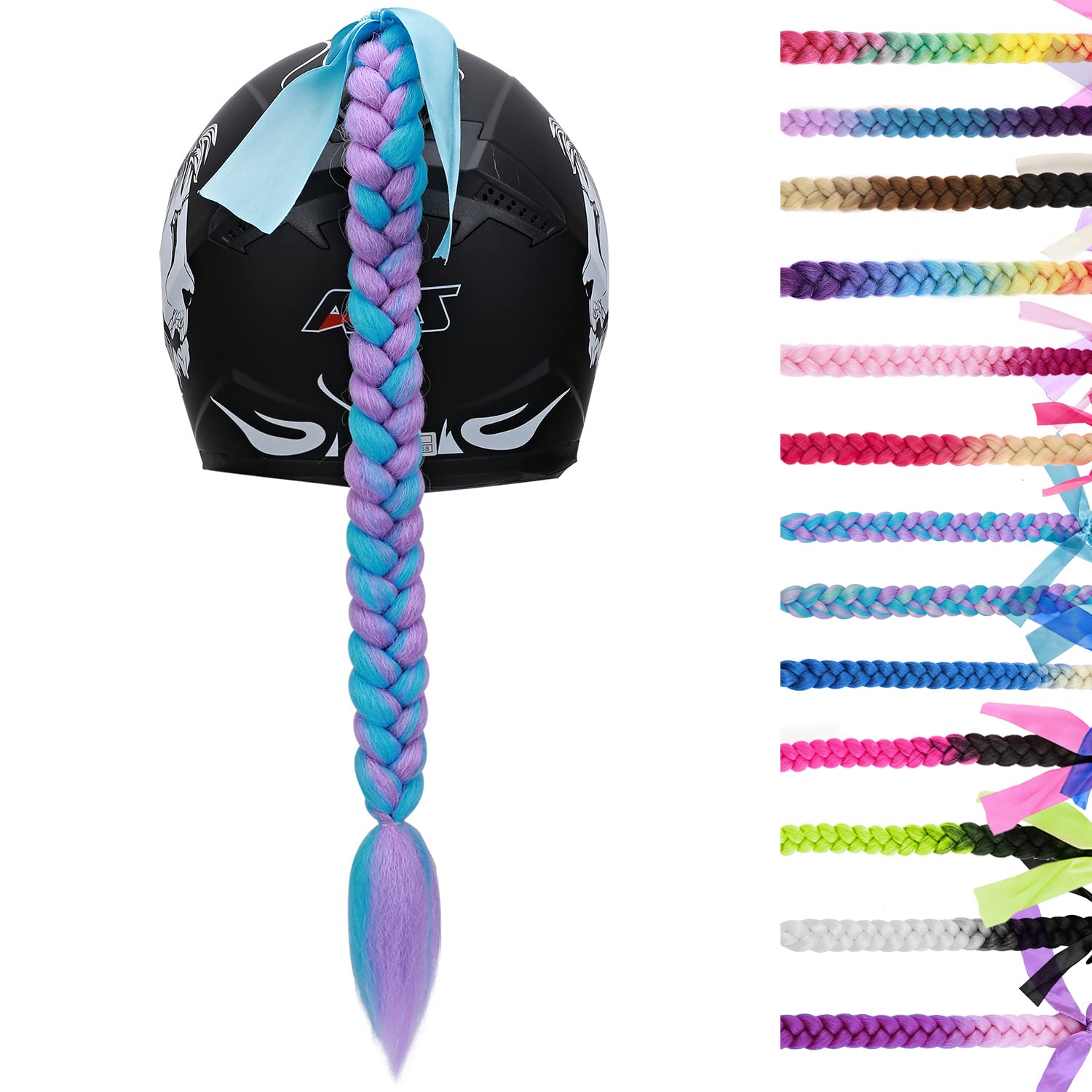 Snapklik.com : SEGO Helmet Pigtail Braids