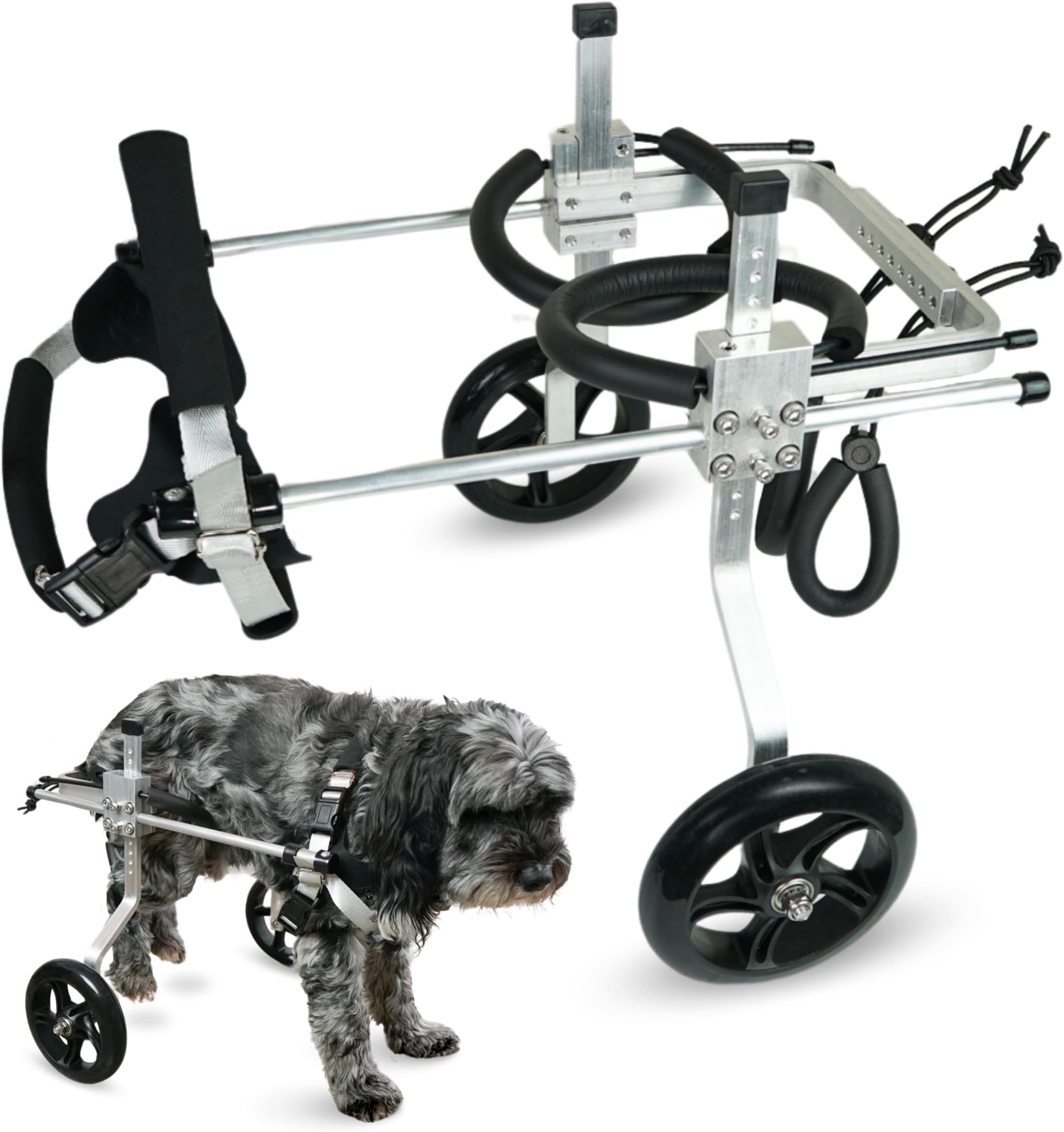 FurDrive Dog Wheelchair for Back Legs Small, Medium & Large Lightweight