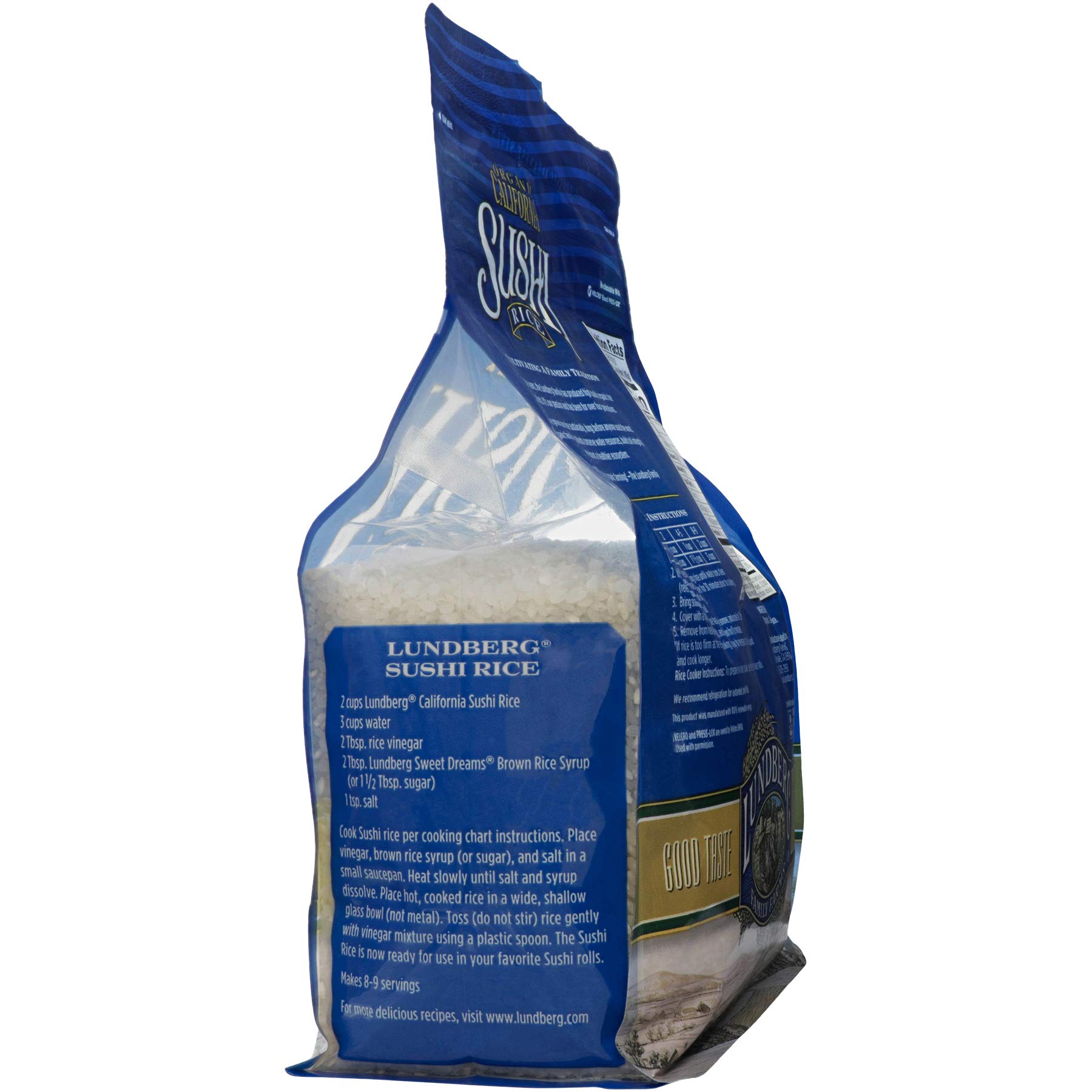 Lundberg Family Farms Organic California Sushi Rice, Japanesestyle