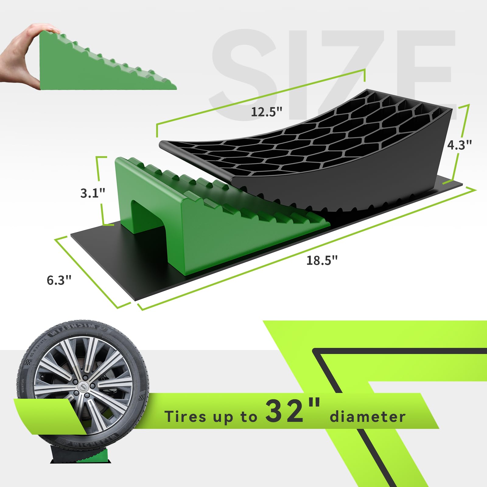 RVMATE Camper Levelers 8Piece Kit RV Leveling Blocks