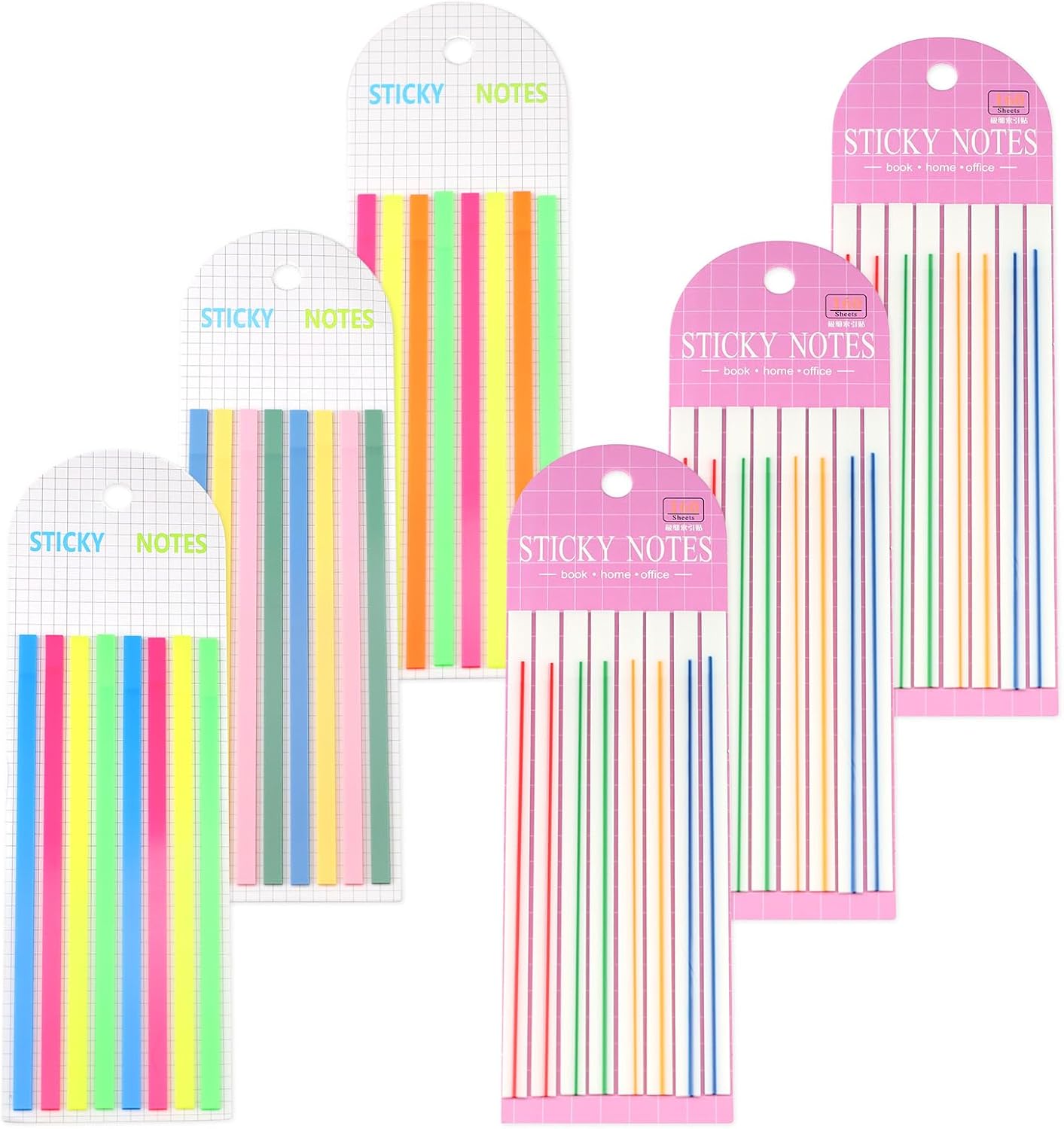 960 Pieces Solid & Fine Mahjong Card Line Finder Highlighter Tape, Writable Sticky Highlighter Strips, Transparent Color Mahjong Card Line Stickers Ruler Reader Markers Tabs for Players
