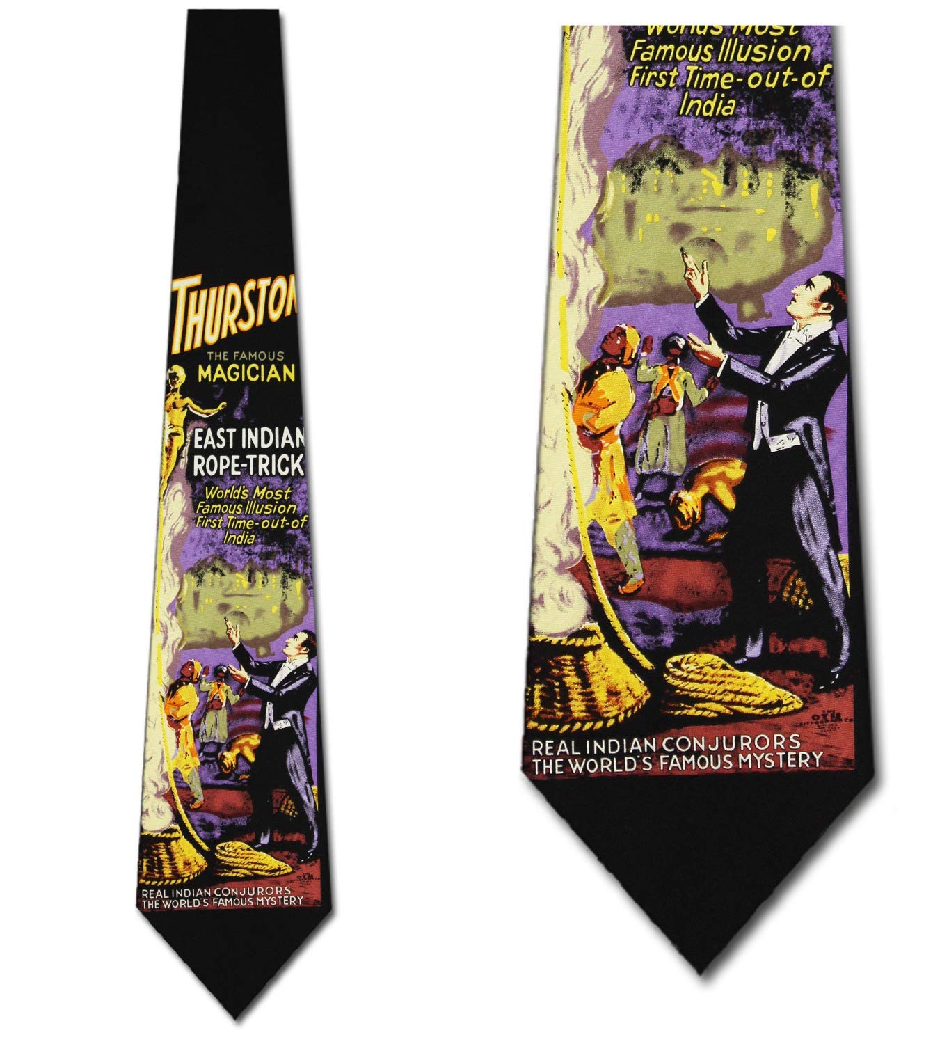 Tieguys Magic Ties Magic Neckties Thurston the Famous Magician Tie Mens Neck tie
