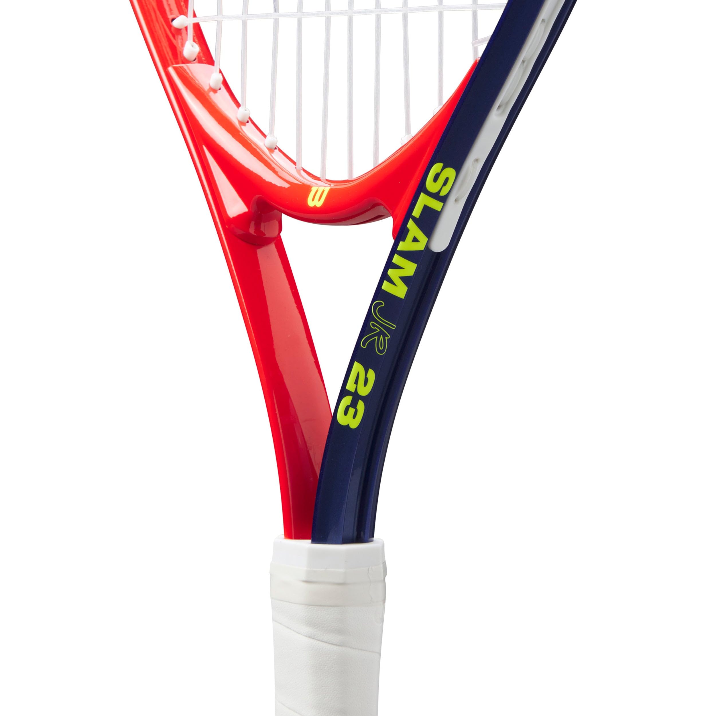 Wilson Slam Junior 23 Boys Tennis Racket Red Yellow Strung 205g
