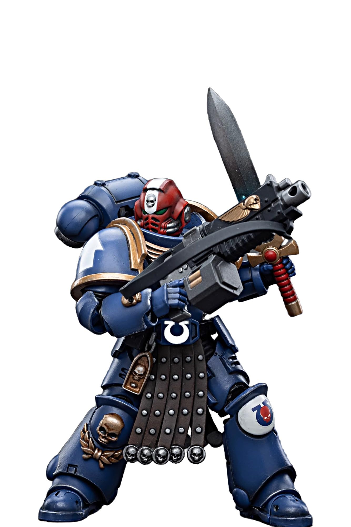 JOYTOY Warhammer 40K 1/18 Action Figure Ultramarines Intercessore Veterano Sergente Fratello Aeontas Modello da Collezione