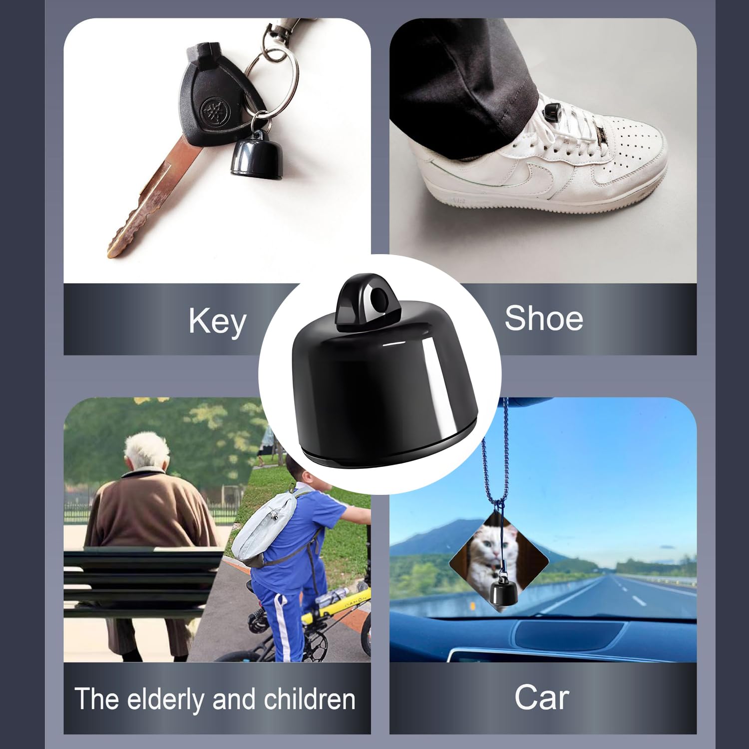 Collar de seguimiento GPS para gatos y perros, GPS Tracker para perros de gatos, mini rastreo impermeable para animales, seguimiento global, compatible con iOS y Android, en tiempo real, localización