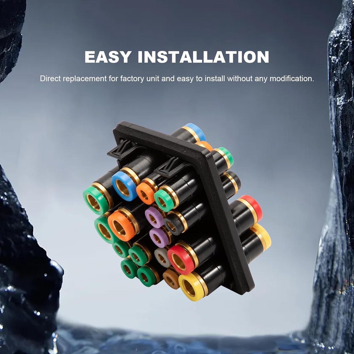 G58-6032-001 Air Manifold - Compatible with Various Peterbilt Models - Solves Air System Leaks, Improves Brake Performance - Heavy Duty Replacement Part