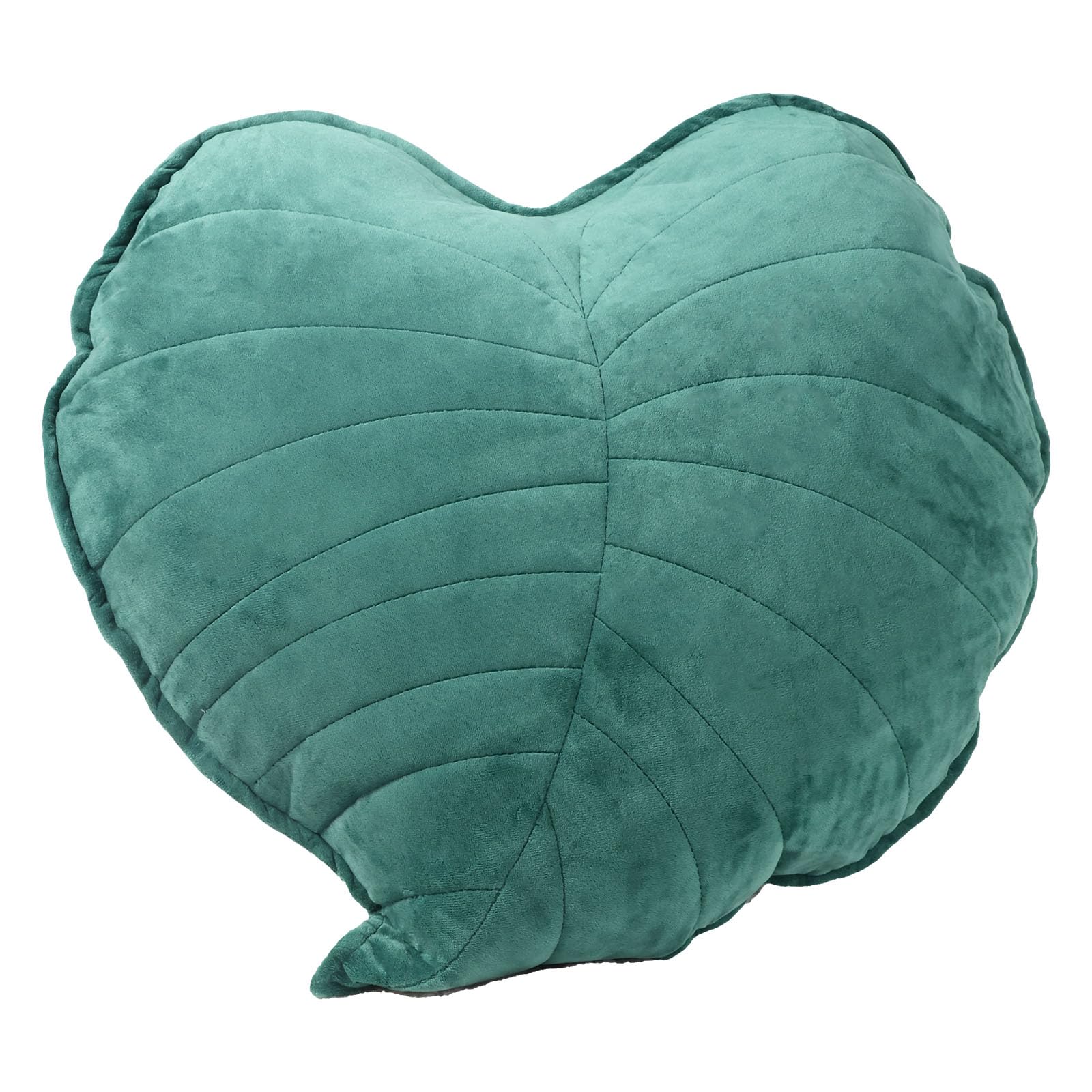 Yuekuntj Dark Green 3D Leaf Throw Pillow 17.7 Inch Plant Sleeping Cushions Cute Pillow Aesthetic Leaves Cushion Decorative Stuffed Plush Pillows Leaves Novelty Backrest For Bedroom Sofa Couch(Dark Green)