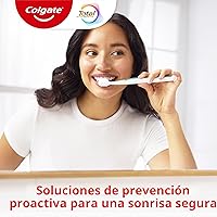 Vista 4 de Colgate Total Active Prevention Clean Mint pasta dental, pasta dental anticavidades con flúor, fórmula clínicamente probada que combate
