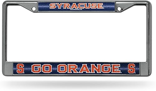 Miniatura 62 de Rico Industries NCAA 12 x 6 pulgadas, accesorio de automóvil cromado plateado brillante para automóvil/camión/SUV