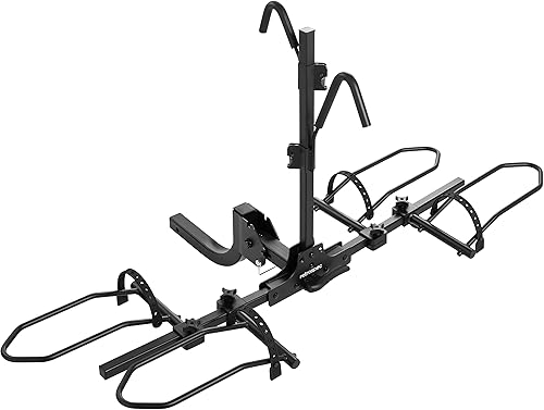 Miniatura 4 de Retrospec Endeavor - Soporte de enganche para 2 bicicletas eléctricas para automóviles, camiones, SUV, peso máximo de 160 libras, se adapta a