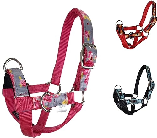 Miniatura 6 de Tahoe Tack Cabestro de entrenamiento de ovejas y cabras superpuestas de nailon con banda nasal acolchada