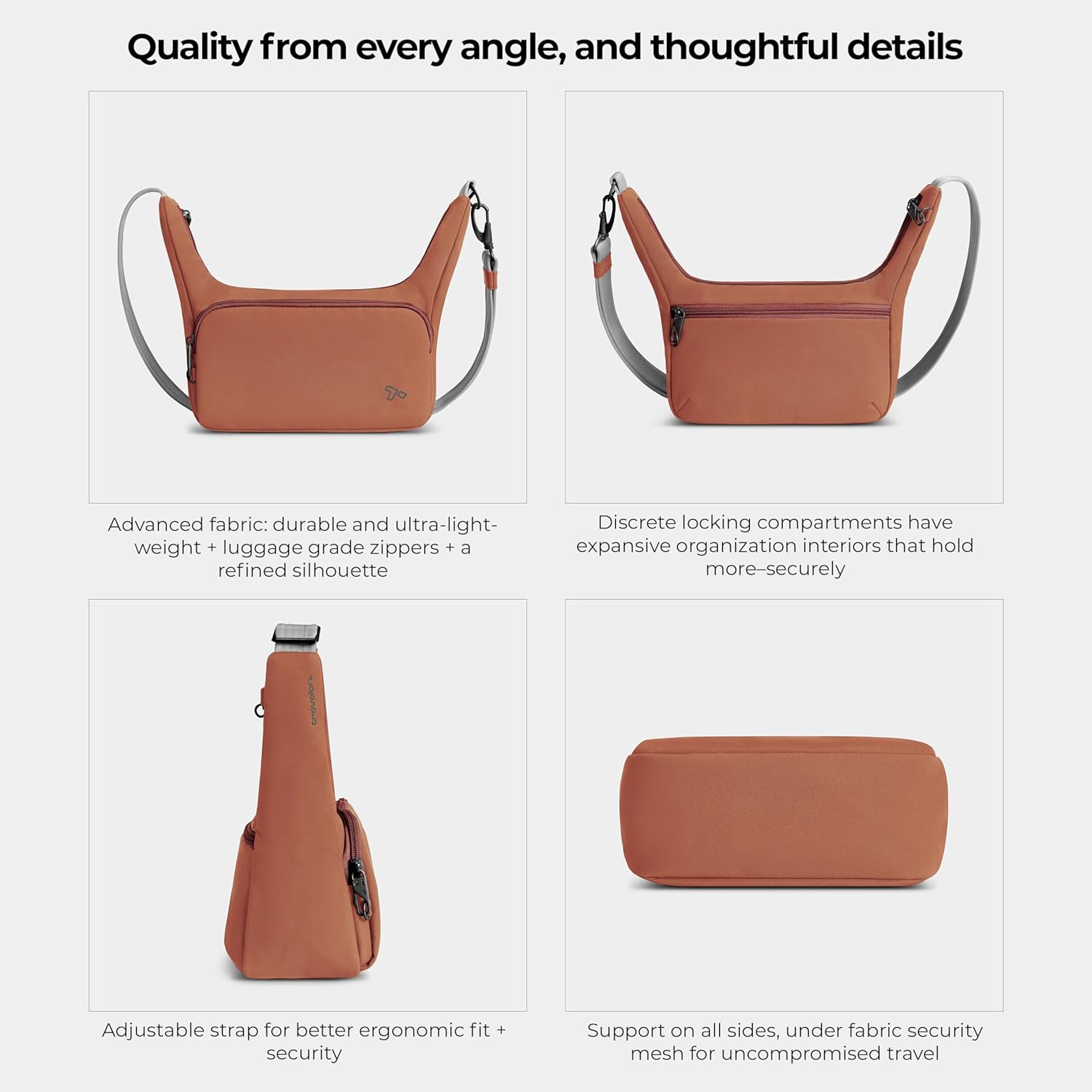 Travelon Anti-Theft The Voyages East/West Crossbody