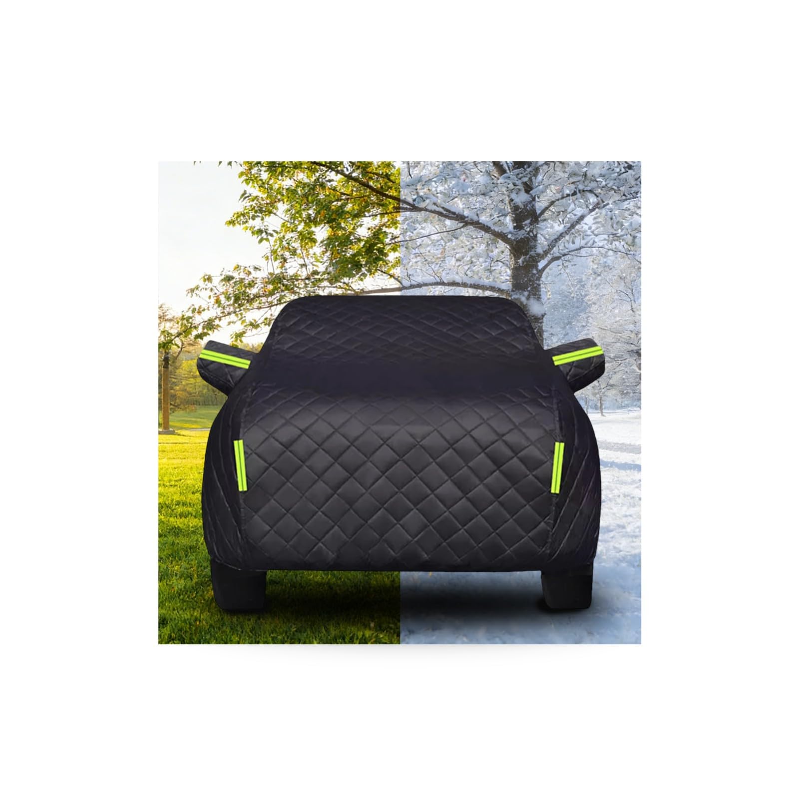 Funda Coche Exterior Antigranizo para Merced-Benz CLS(2008-2025),Cubre Coche Completa Antigranizo Protectora Granizo Engrosamiento,Prueba Viento Lluvia Nieve UV-Negro