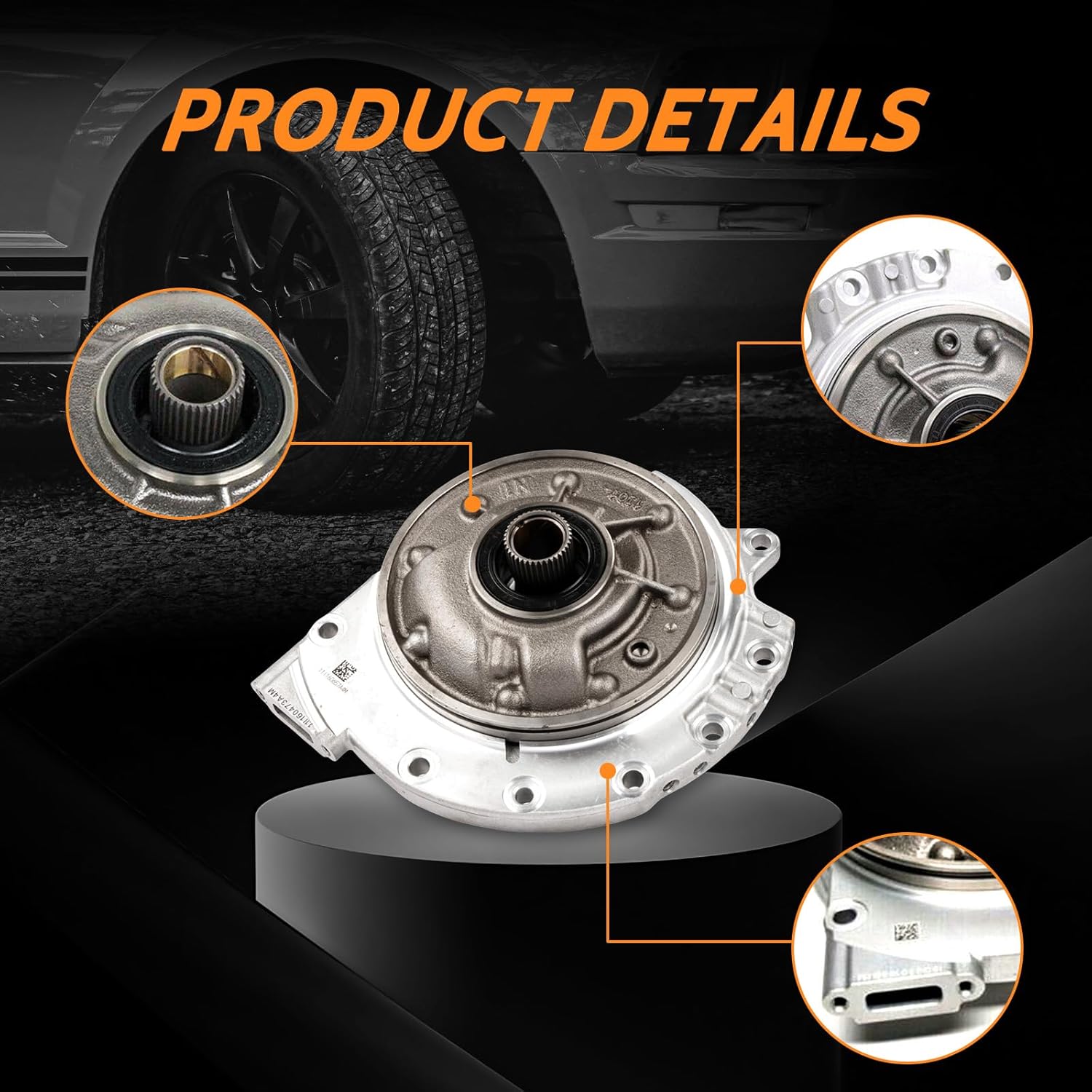 Transmission Oil Pump A6Mf1 A6Mf2 46100-3B660 for 2012-2013 Sonata Santa Fe Elantra 2.0L 2.4L