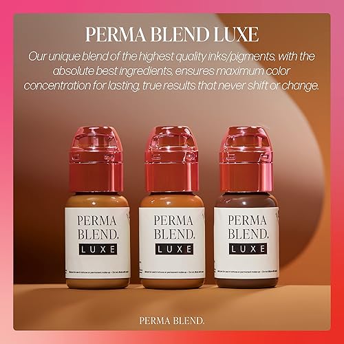 Miniatura 4 de Perma Blend Luxe - Higo - Tinta vegana para tatuaje de labios, pigmento microblading marrón frío con opacidad media, para rubor de labios y