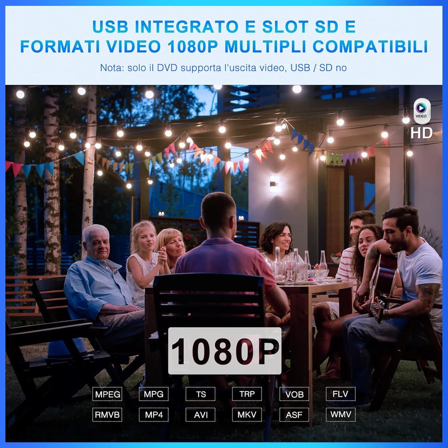 NAVISKAUTO Lettore DVD per poggiatesta auto, 2 monitor da 10,1", compatibile con HDMI/USB/SD/Region Free/AV-in e Out, cavo AV, 18 mesi di garanzia, per bambini