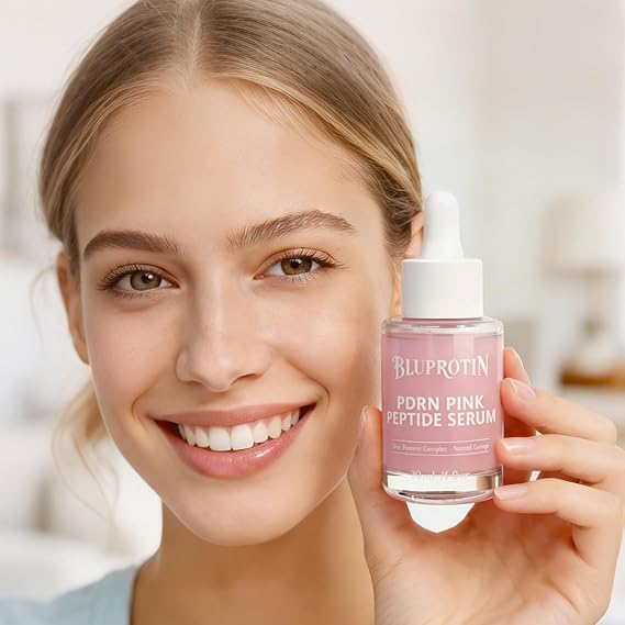 PDRN Pink Glow Serum Salmon DNA Extract & Firming | Hexapeptide with Niacinamide, Hydrating & Firming Korean Face Serum for Radiant Glass Skin, Uneven Tone & Fine Line Care