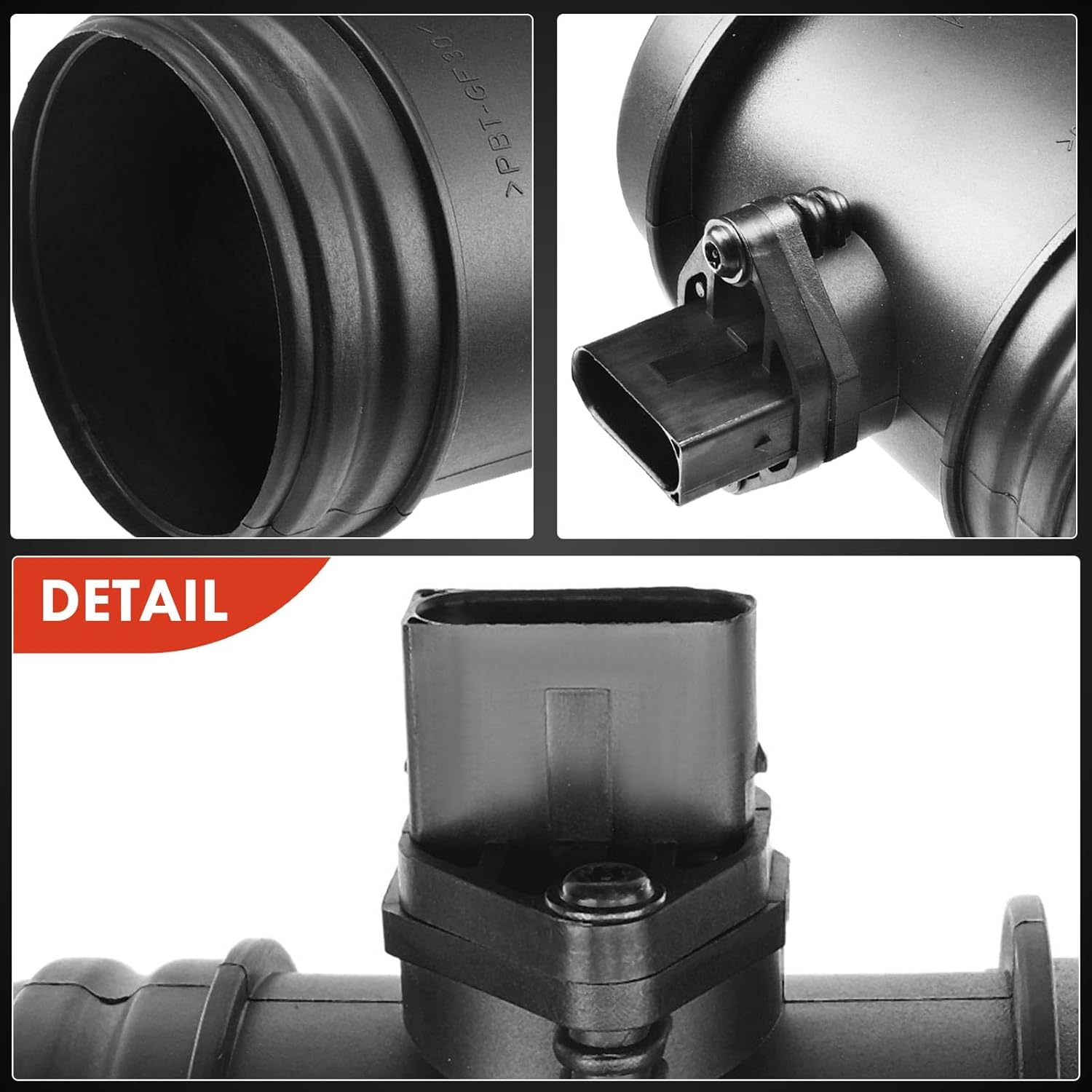 A-Premium Mass Air Flow Sensor [5Pins] Compatible with BMW 545i/645Ci/745i 2004-2005, X5 2004-2006, 745Li 2003-2005 V8 4.4L