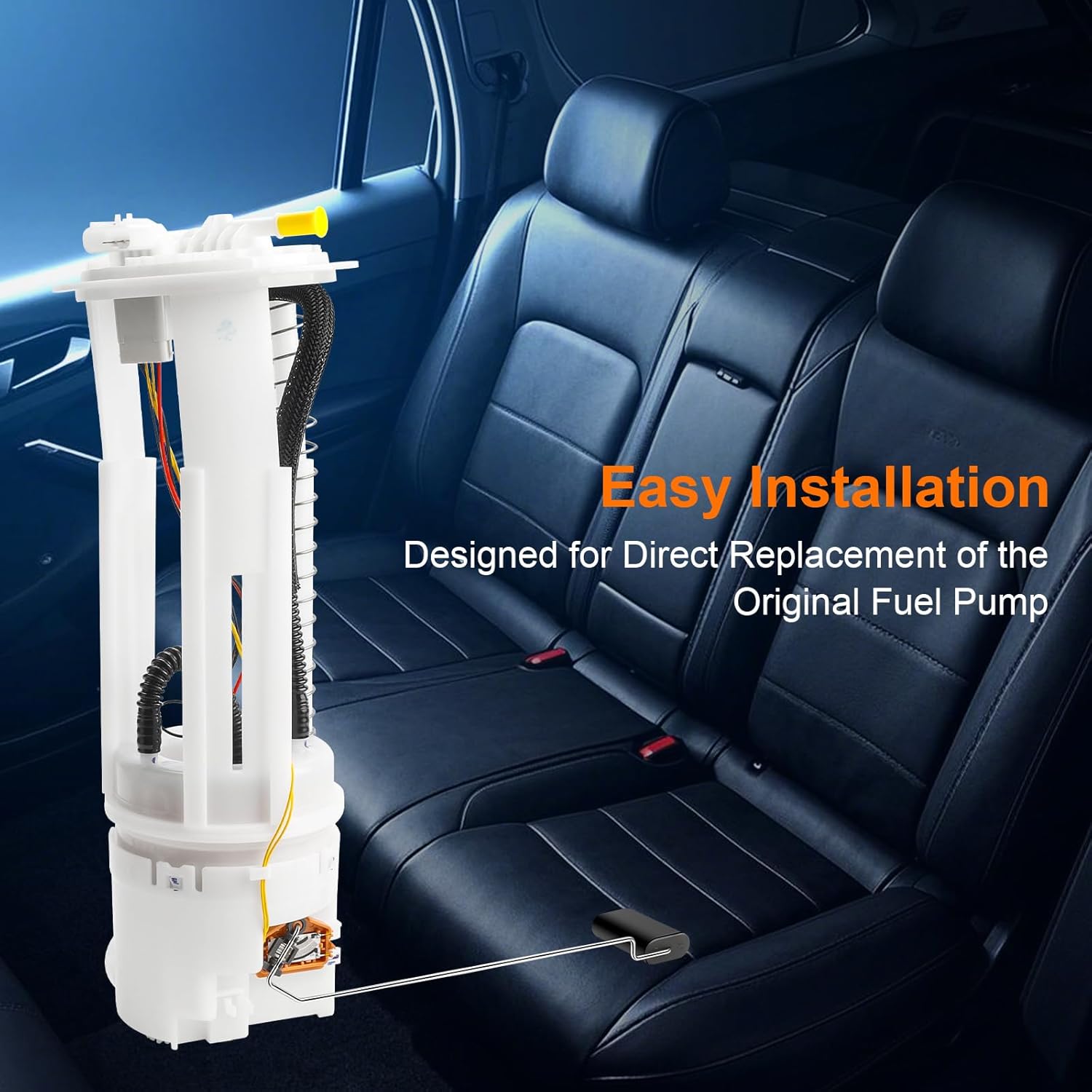 Electric Fuel Pump Module Assembly Compatible with 2005 2006 2007 Jeep Liberty 3.7L V6 2.4L L4 Petrol Sport Utility with Sending Unit, Replace E7199M E7207 FG0929 P76100M