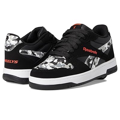 Heelys Reebok BB4500 Low (Little Kid/Big Kid/Adult) Kids Shoes Black/White/Red