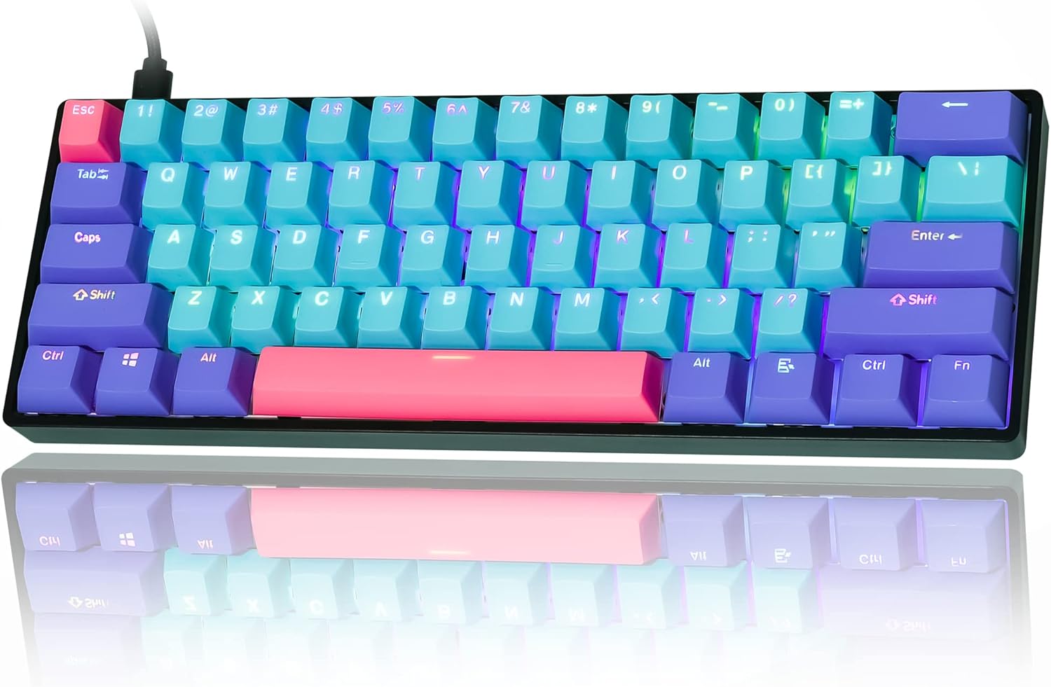 Guffercty kred GK61 V3 Gaming Keyboard 60 Percent hot swappable