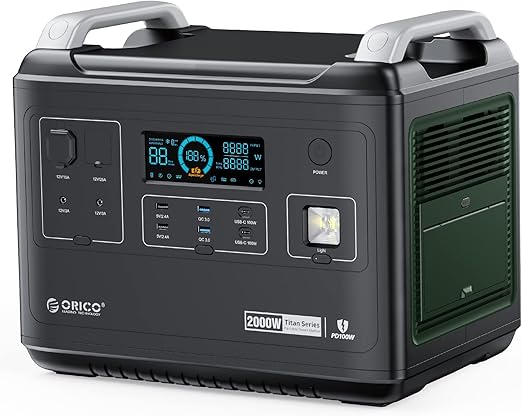 ポータブル電源 2000W 超大容量 サージ4000W 大容量バッテリー 日本に ...