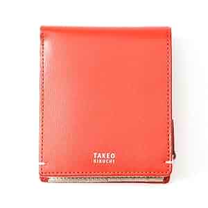 新品未使用 タグ箱付き ズッケロ がま口 二つ折り 財布 オレンジ 新品未使用 タグ箱付き ズッケロ がま口 二つ折り 財布 オレンジ
