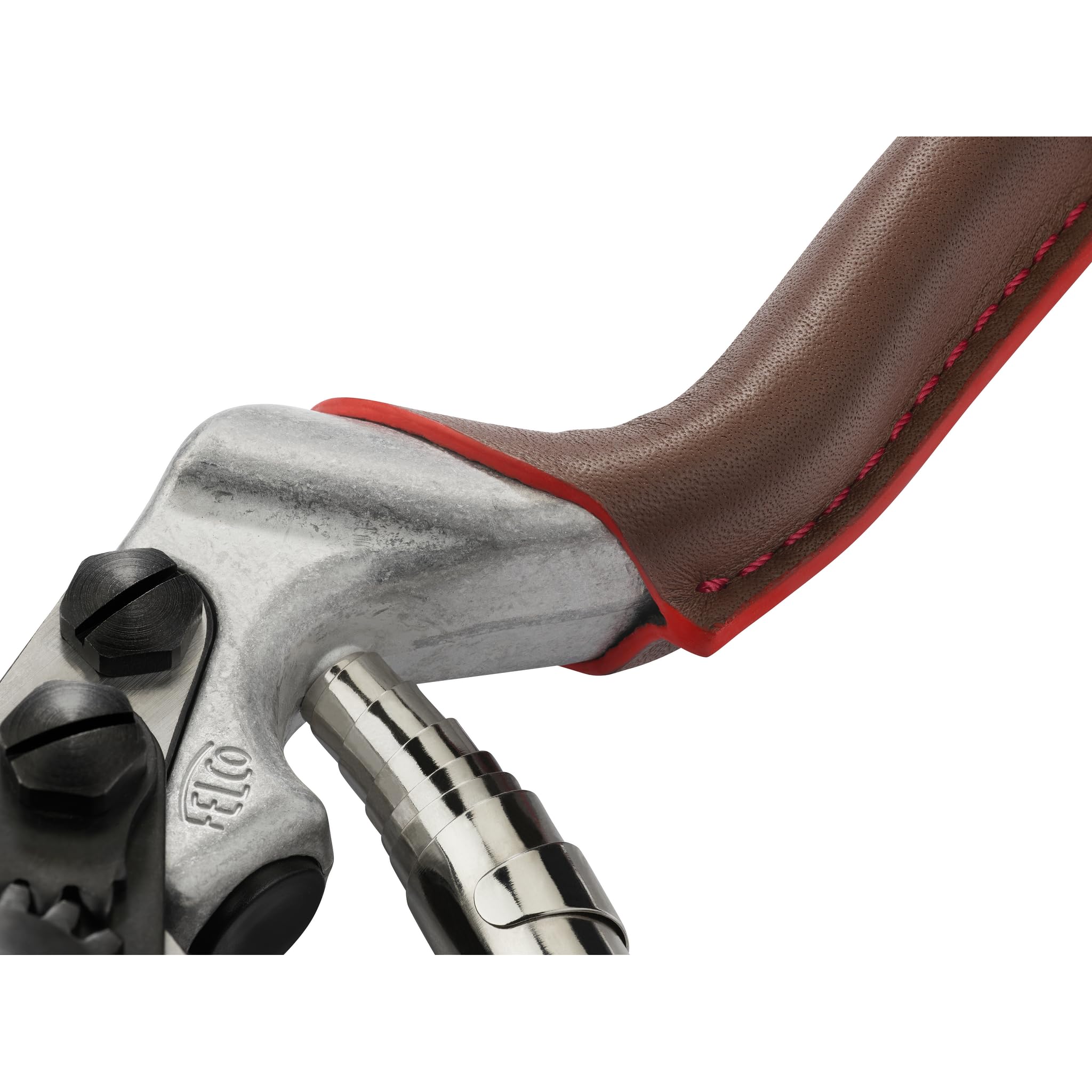 FELCO 8 Elite – Sécateur professionnel droitier pour grandes mains, coupe 25 mm, revêtement F-Tech anti-friction, poignées cuir cousues main, outil ergonomique de taille