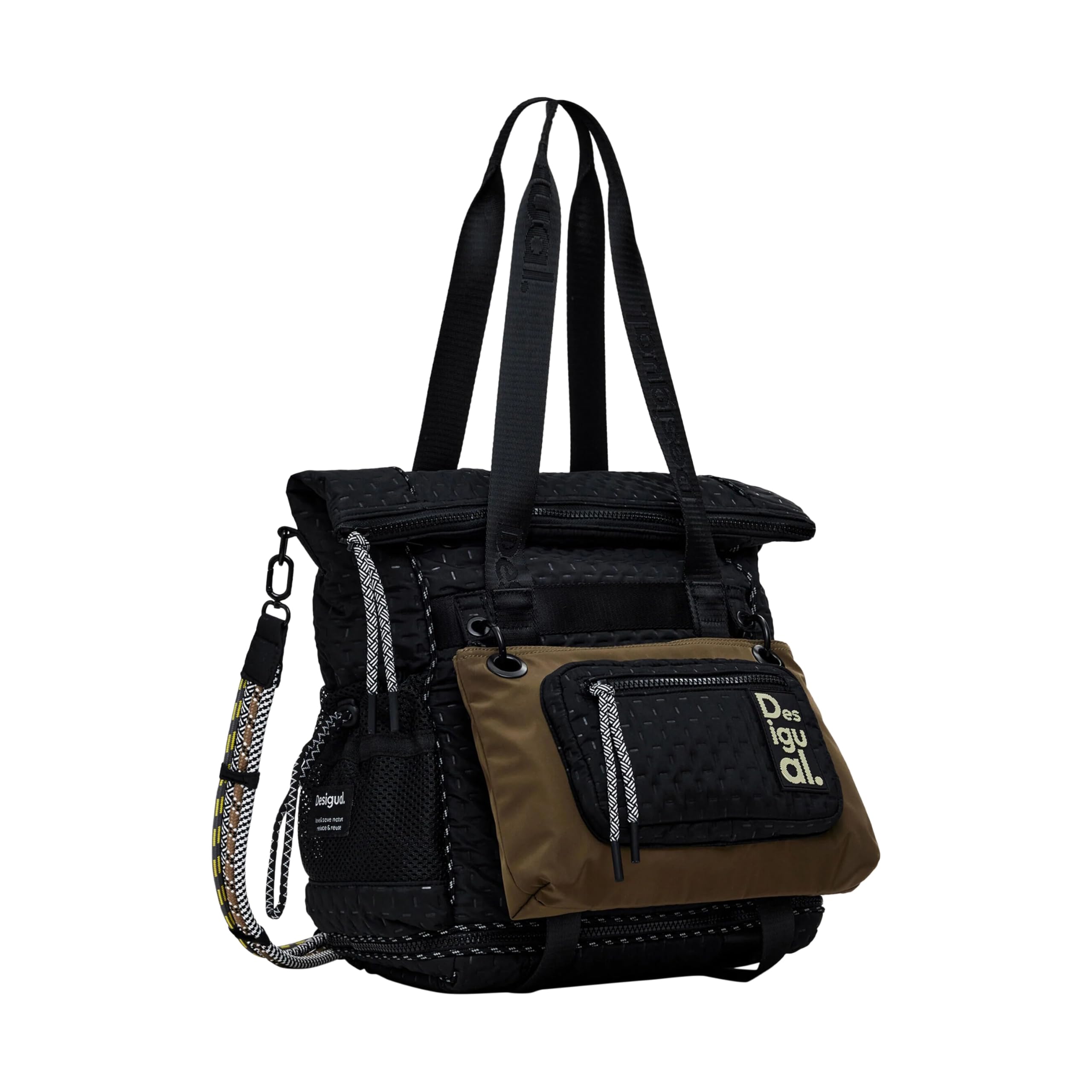 Desigual Schultertasche Modularis Termo Voyager Backpack Black schwarz