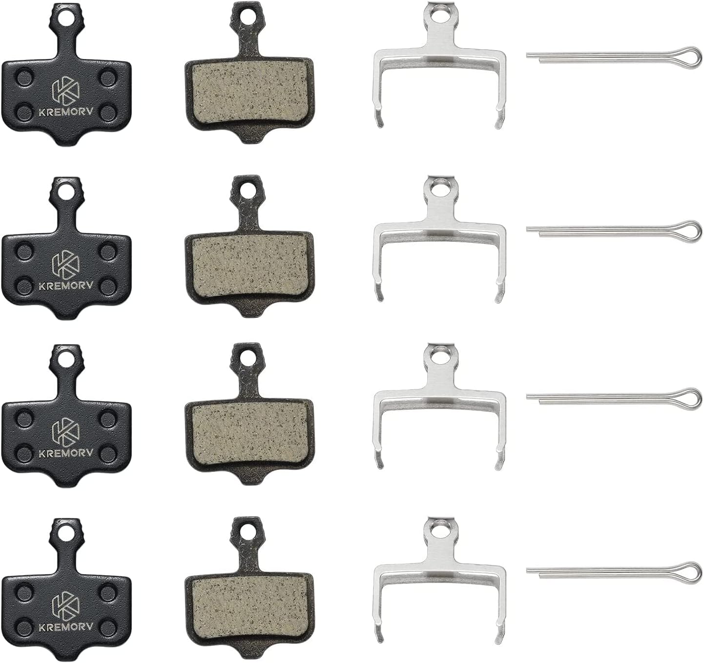 Brake Pads for Avid Elixir 4 Pair of Bike Disc brake pads for Avid Elixir 1 3 5 7 9 R ER CR Mag VIA GT for Sram Level XX,X0,XXWC DB1 DB3 DB5