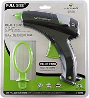 Surebonder DT-270FKIT Dual Temp Full Size Glue Gun Kit with 12 Standard Glue Sticks - Crafts DIY Repairs