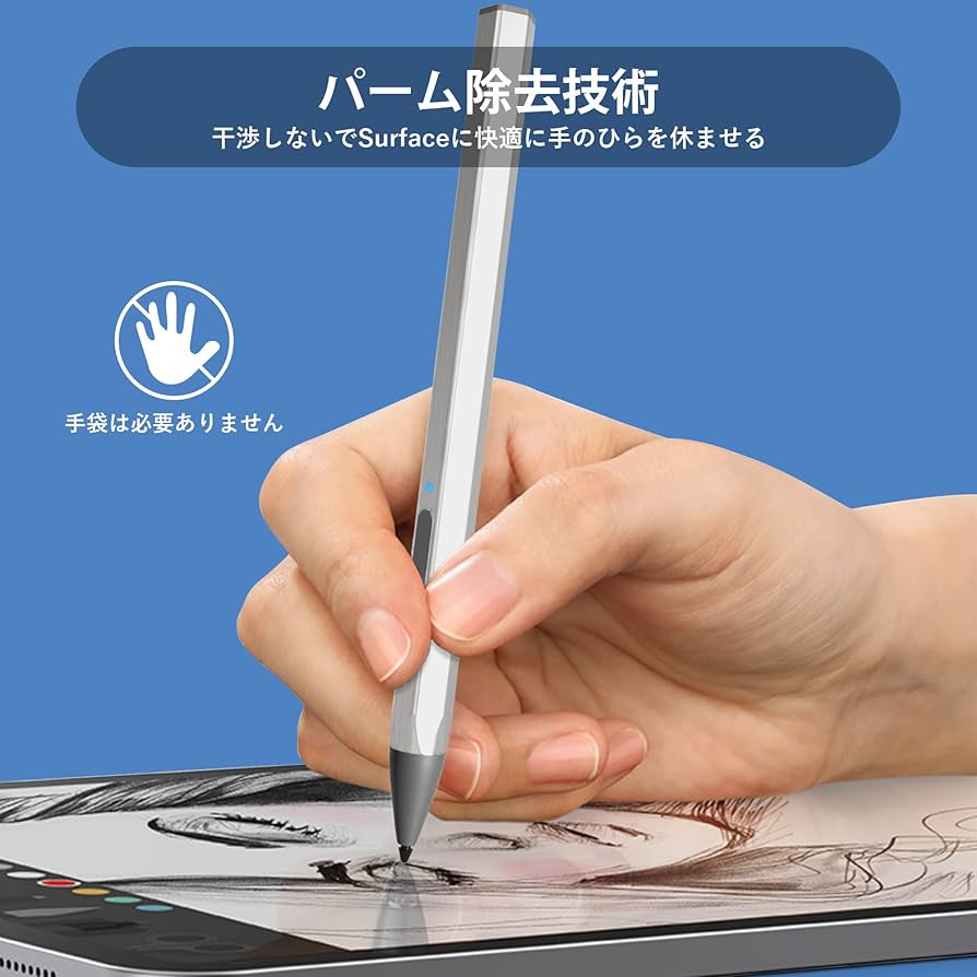 【最上級品】マグネットスタイラスペン 2本用 消しゴム付き 4096 マグネットスタイラスペン 2本用 消しゴム付き 4096 5つのペン先