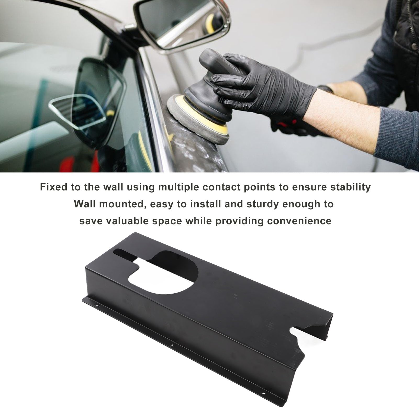 Portapacchi per Lucidatrice per Auto, Supporto a Parete per Contenere Utensili per Meccanici Auto, con Design Ergonomico Smerigliatrici Angolari Frese Lucidatrici Troncatrici
