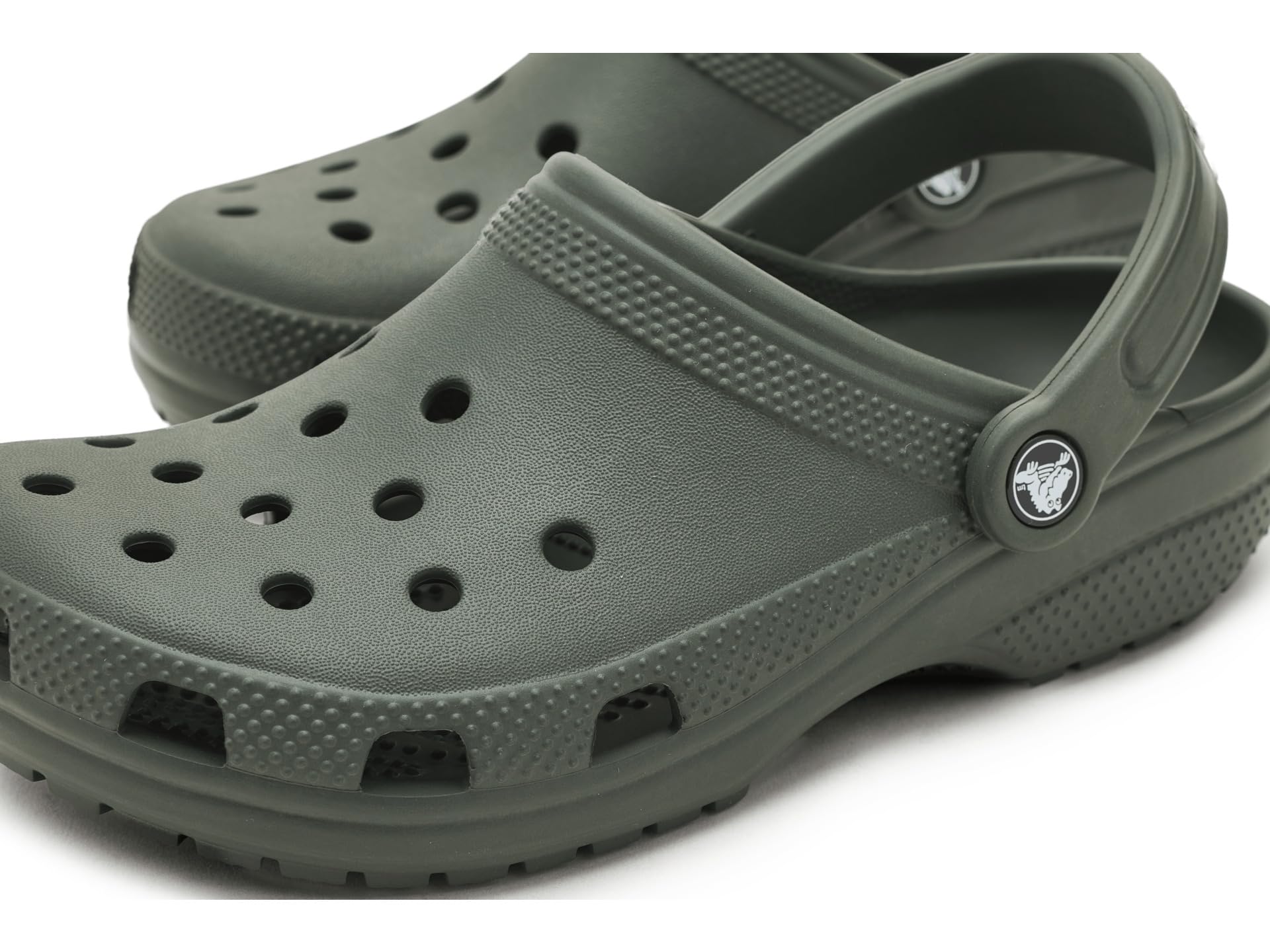 Crocs Classic Clog K, Zoccoli Unisex - Bambini e Ragazzi, Verde, 35 EU