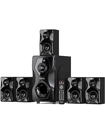 Bobtot Surround Sound Speakers Home Theater Systems - 700 Watts Peak Power 5.1/2.1Wired Stereo Speaker System 5.25" Subwoofer Strong Bass with Bluetooth HDMI ARC Optical Input